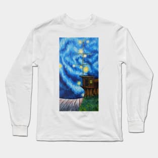 Oil Painting - "Fireballs", 1990 Long Sleeve T-Shirt